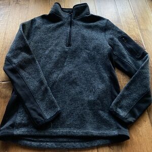 Dark Grey Full Zip Sweatshirt